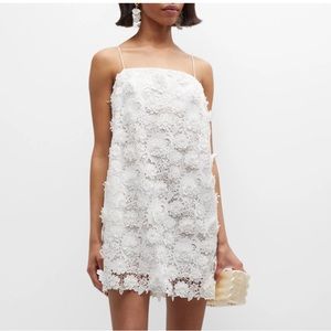 Zimmermann | Raie Lace Flower Mini Dress | Size 0 | Worn Once